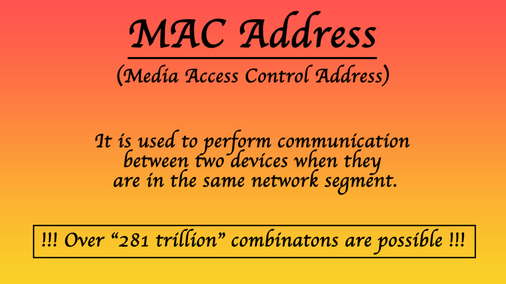 what is a mac address